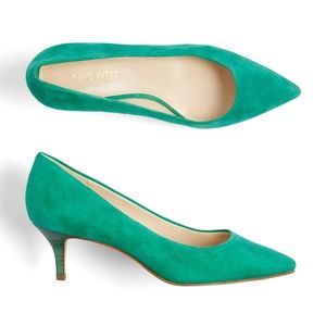 Nine West Green Suede Shoes